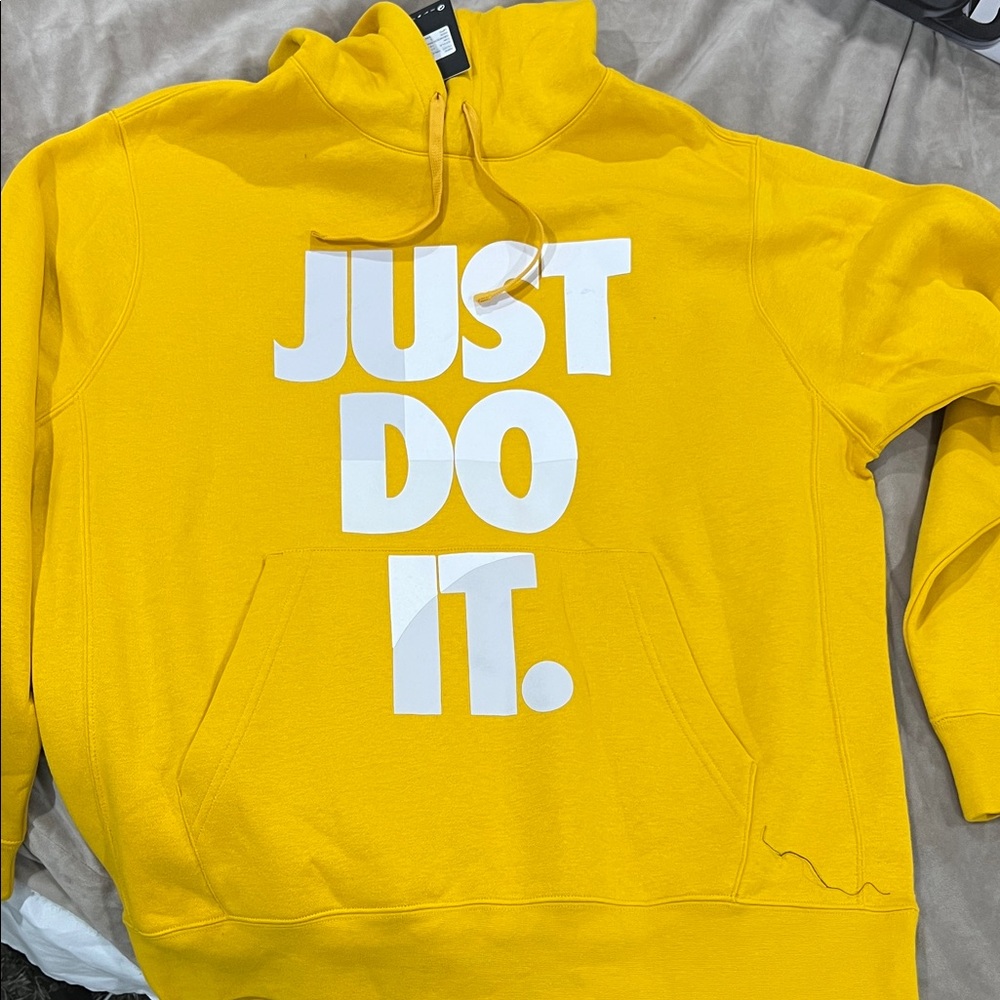 NWT Yellow Nike Hoodie